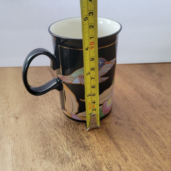 Vintage Scotland Mug Hummingbird Flower by Dunoon Christine Chadwick - Picture 7 of 7